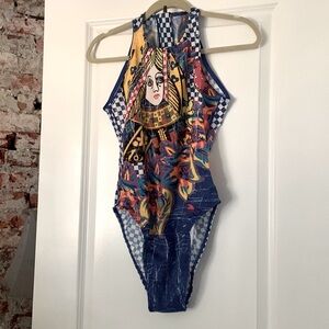 Turbo Queen of Hearts water polo swimsuit new